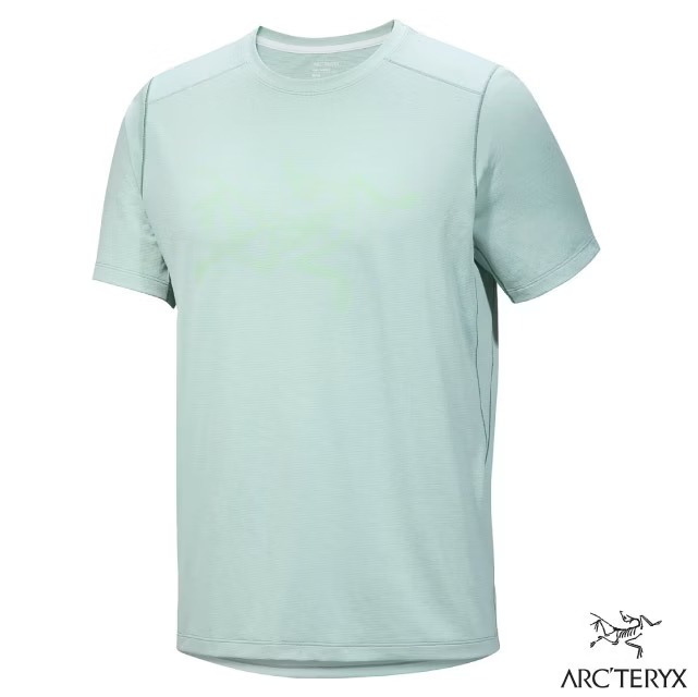 【ARCTERYX 始祖鳥】男 Stone Green Heather 透氣快乾短袖圓領衫/X000009726 石雜綠✿30E010